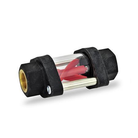 Otto Ganter Flow Indicator Plastic, GN 655